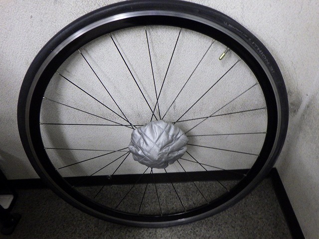 のむラボ 1号 手組ホイール 前後セット のむラボホイール1号の後輪の