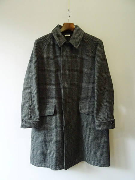 PHIGVEL」BAL COLLAR WOOL COAT - BLACK GRENCHECK その2 | suplex