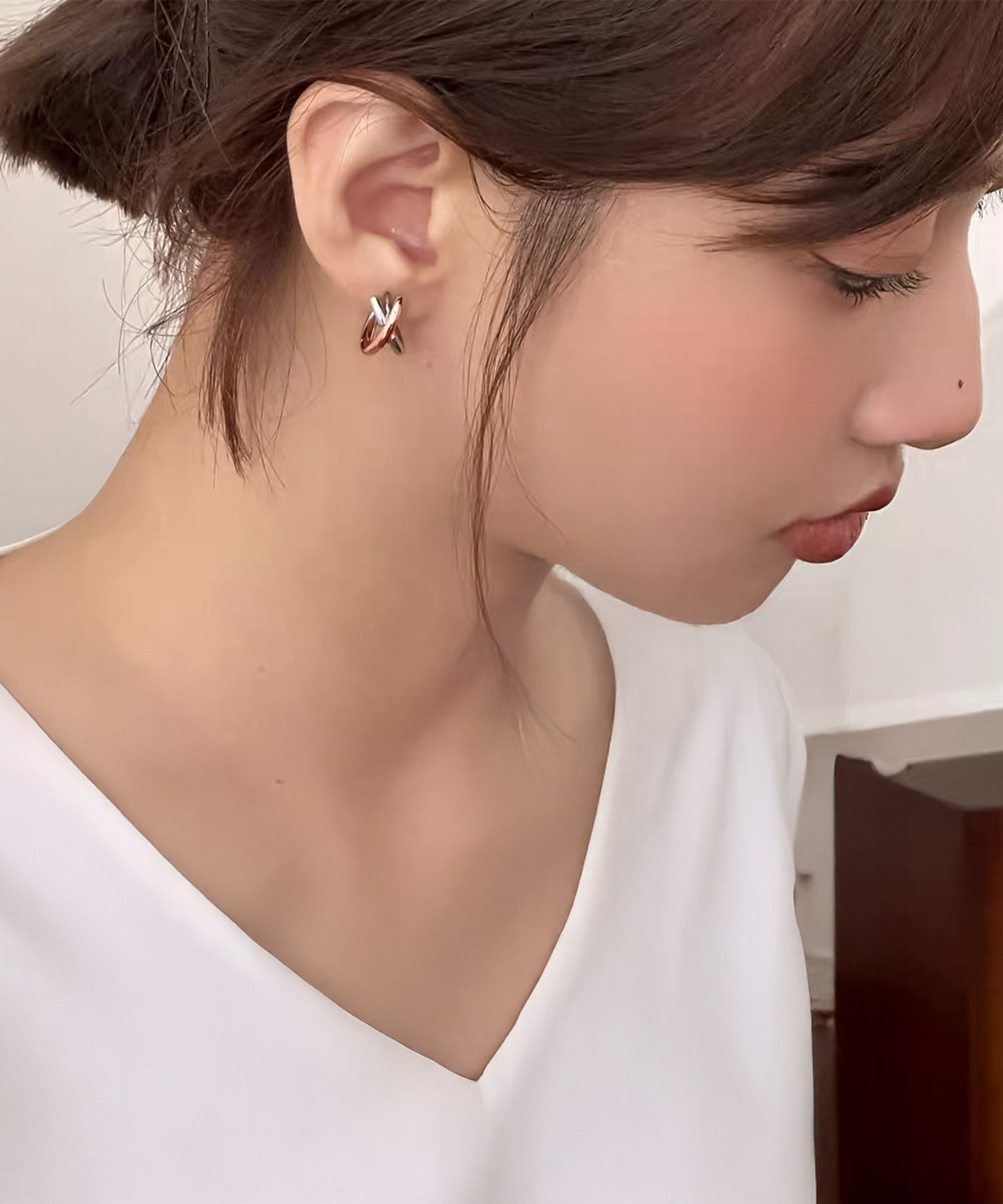 blackdia ocean クロス フープピアス