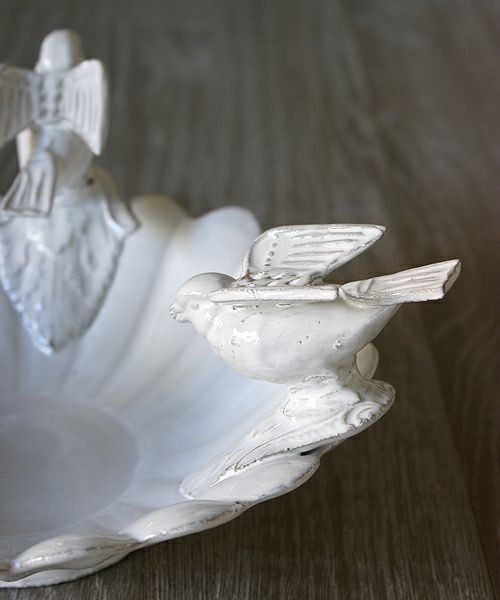 Astier de Villatte マーガレット・鳥のフルーツボウル – Blanc de Juillet