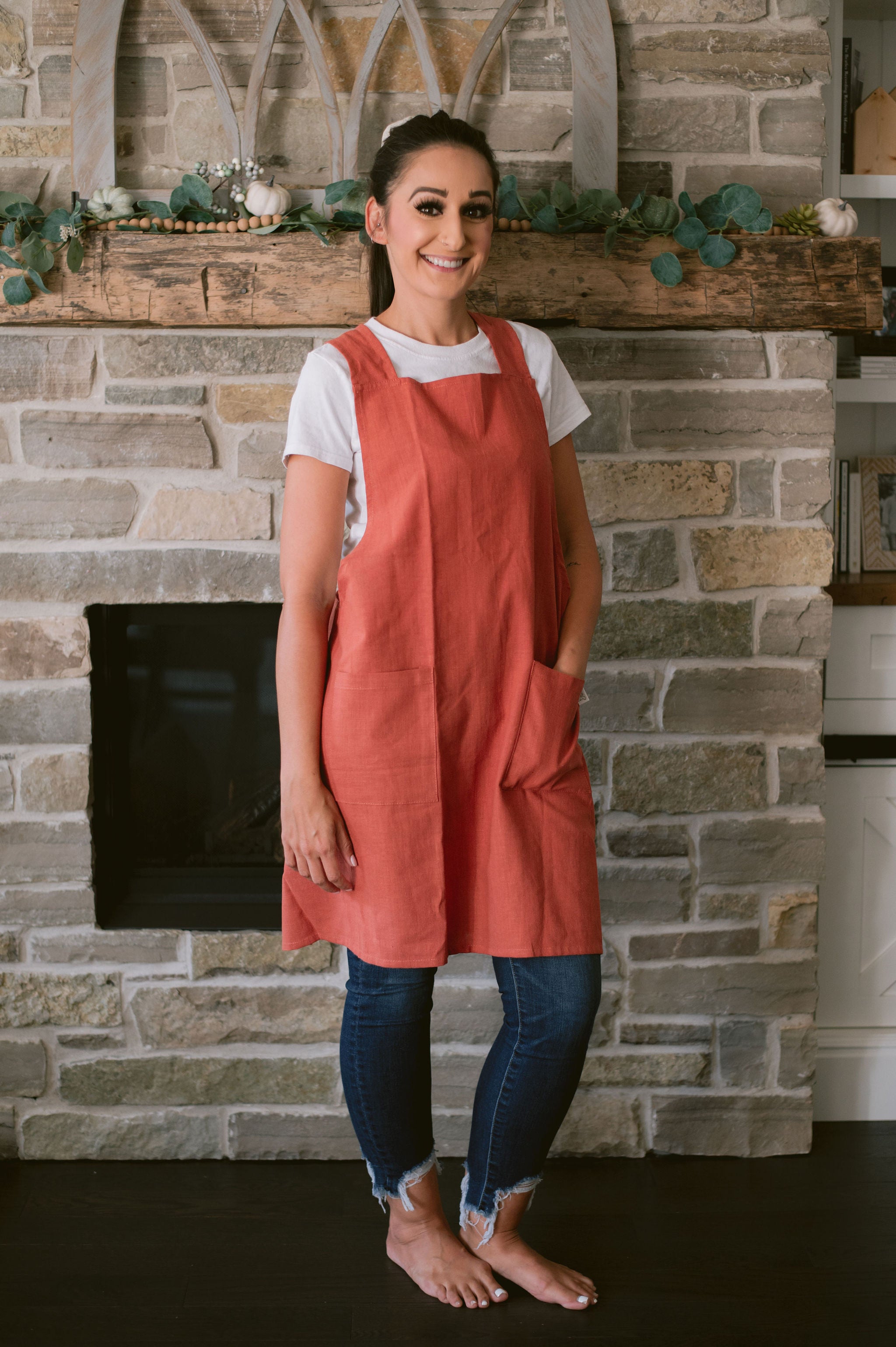 Adult Pinafore Apron – Bluebird Aprons
