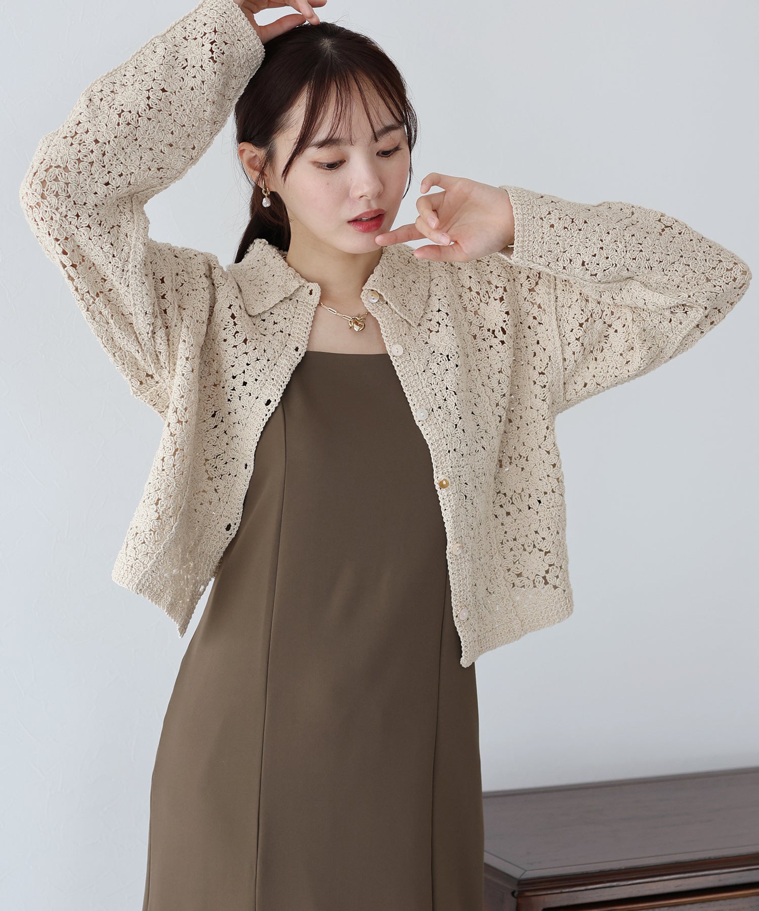 サエラレースカーディガン サエラレースカーディガン