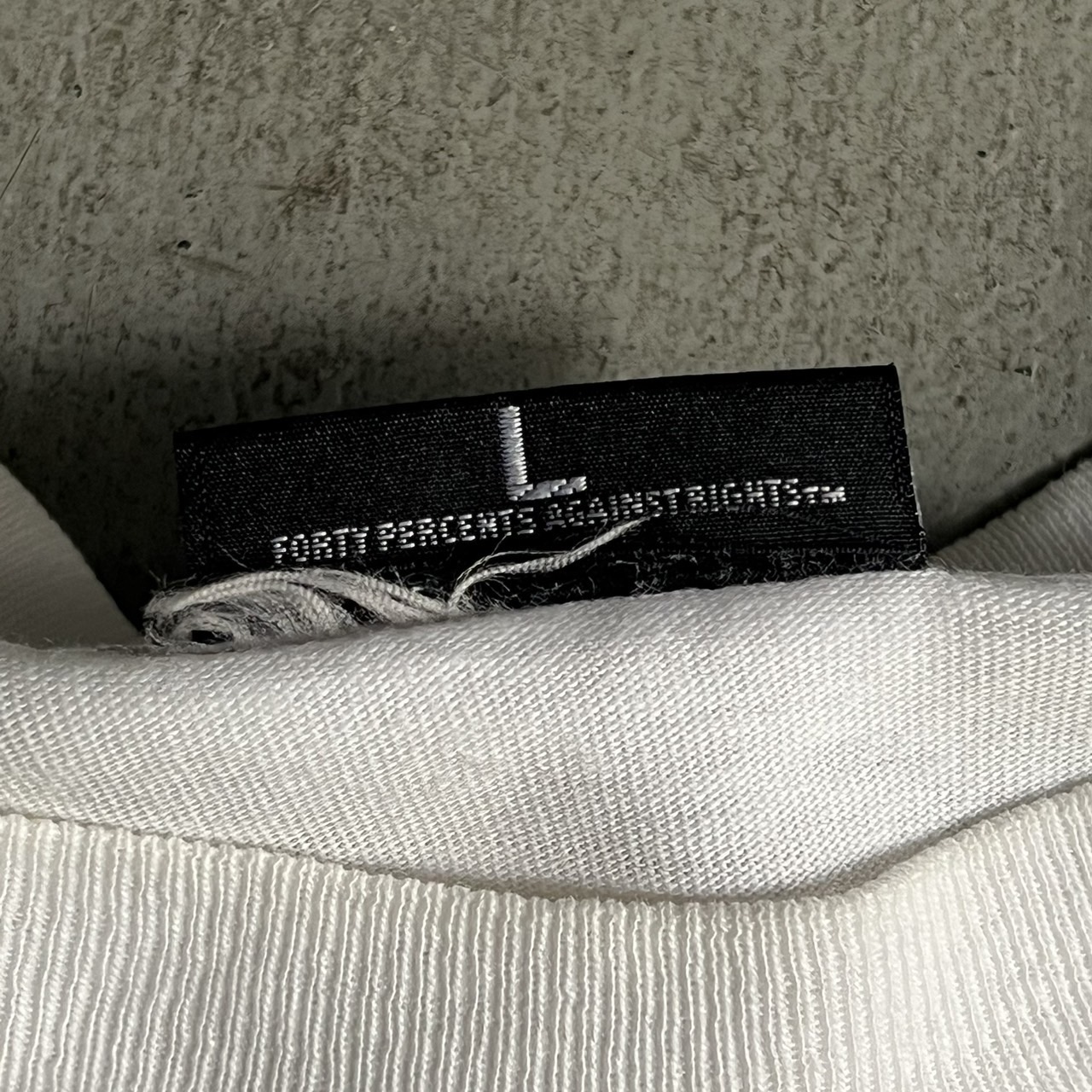 90s forty percent against/rights Logo Tee - blue room