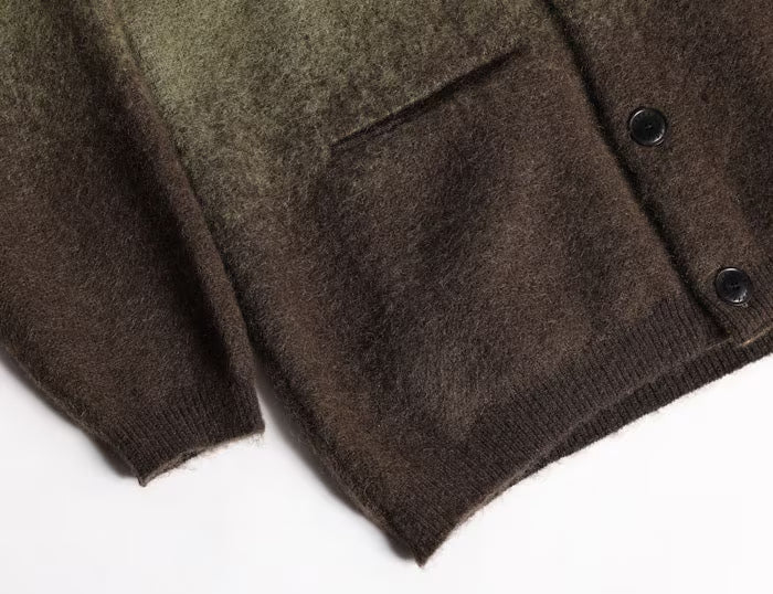 West Ride VINTAGE MOHAIR GRADIENT CARDIGAN – Blue Works Vintage