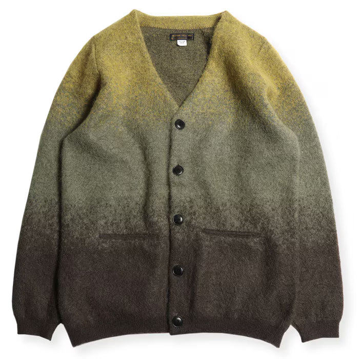 West Ride VINTAGE MOHAIR GRADIENT CARDIGAN – Blue Works Vintage