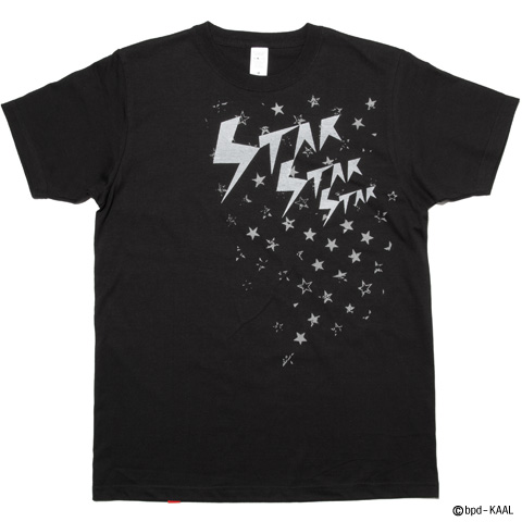 bpd『STAR STAR STAR』星柄 ロゴTシャツ