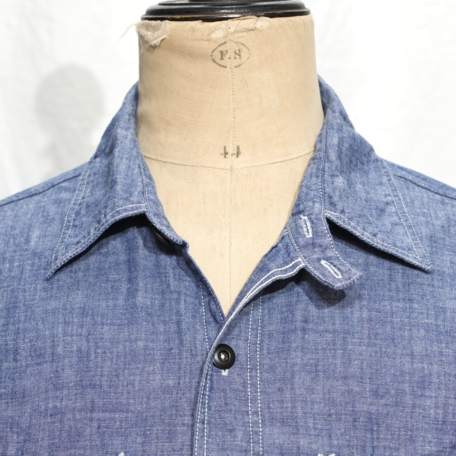 フリーホイーラーズ ニールシャツ インディゴシャンブレー: BRYWB