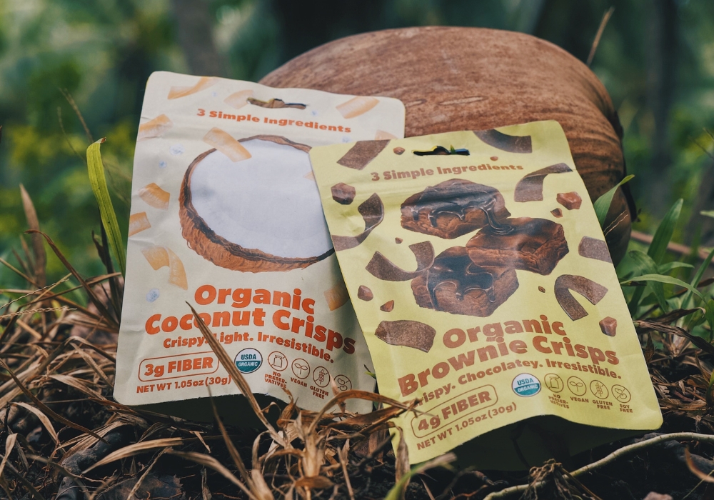 オーガニック ココナッツクリスプ | ブラウンシュガーファーストの