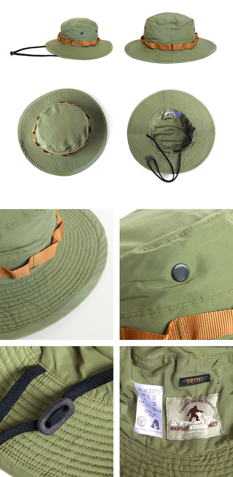 TACOMA FUJI RECORDS BIGFOOT SURVEY PROJECT JUNGLE HAT by DECHO