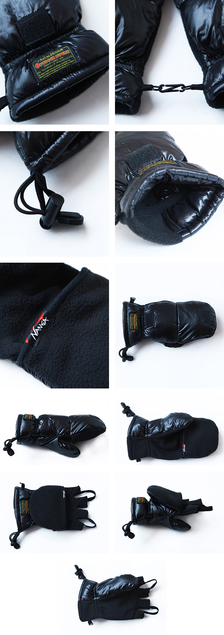 NATAL DESIGN EDGE OUT DOWN GLOVE | Brownfloor clothing