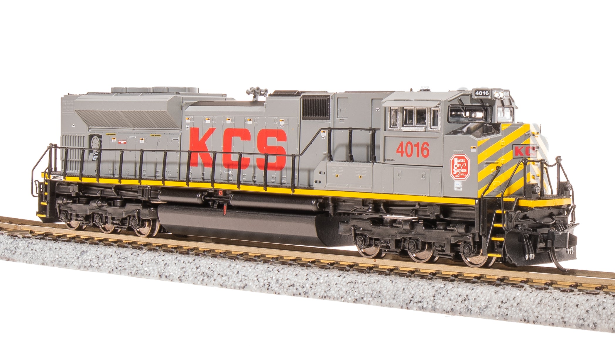 8443 EMD SD70ACe, KCS 4016, Gray/Red/Yellow, No-Sound / DCC-Ready, N