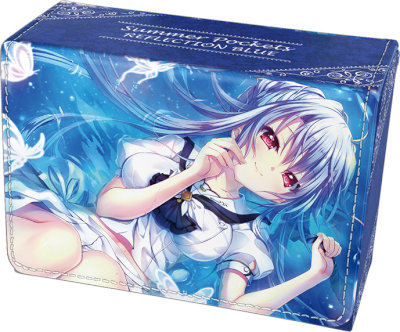 合皮製デッキケースW Summer Pockets REFLECTION BLUE「空門 蒼」Ver