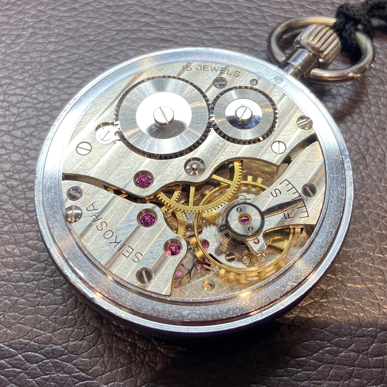 動かなくなってしまったSEIKO(PRECISION 15JEWELS 仙鉄66 31)鉄道時計