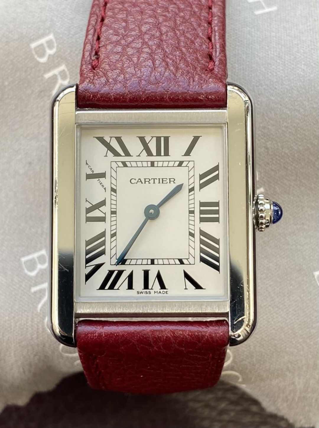 Cartier－カルティエ－ タンクソロ Ref.558584UX 電池交換 修理