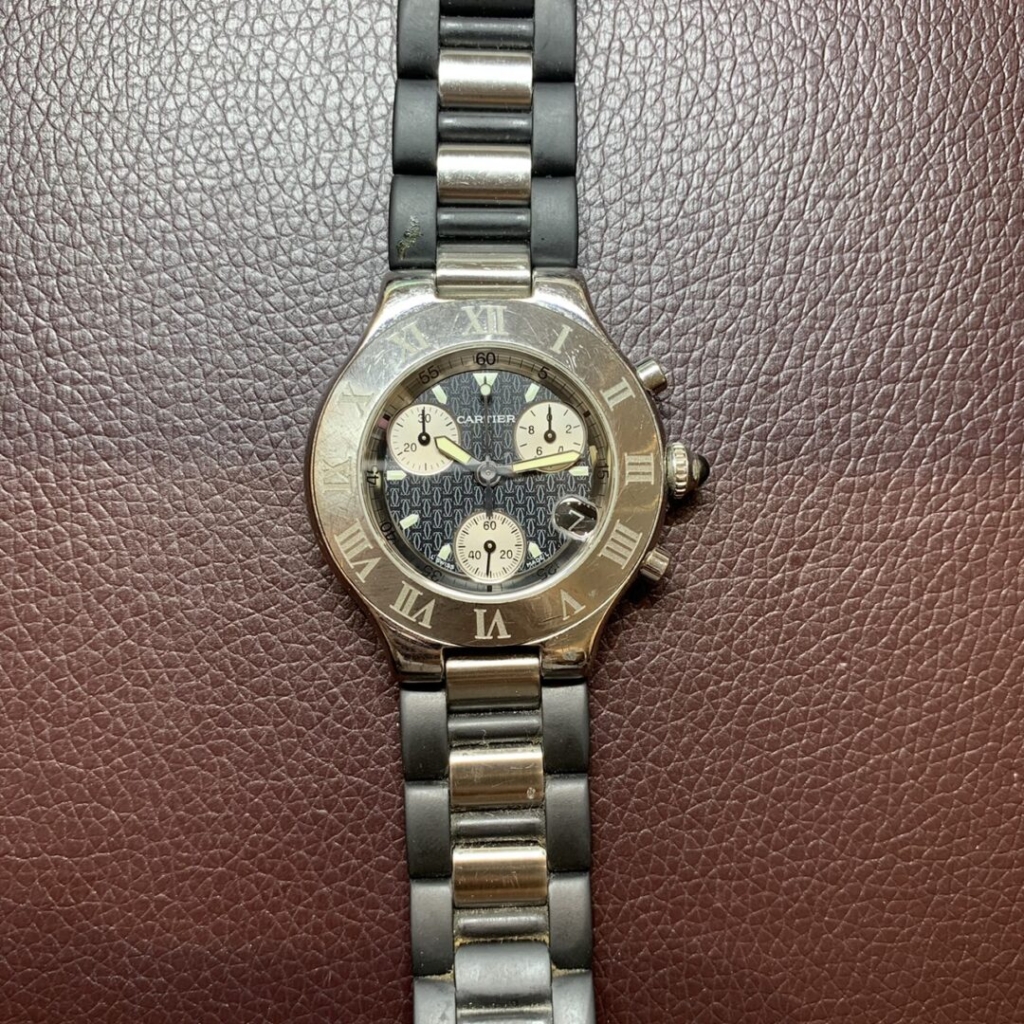 Cartier(カルティエ)クロノスカフ W10125U2の電池交換はBROOCH