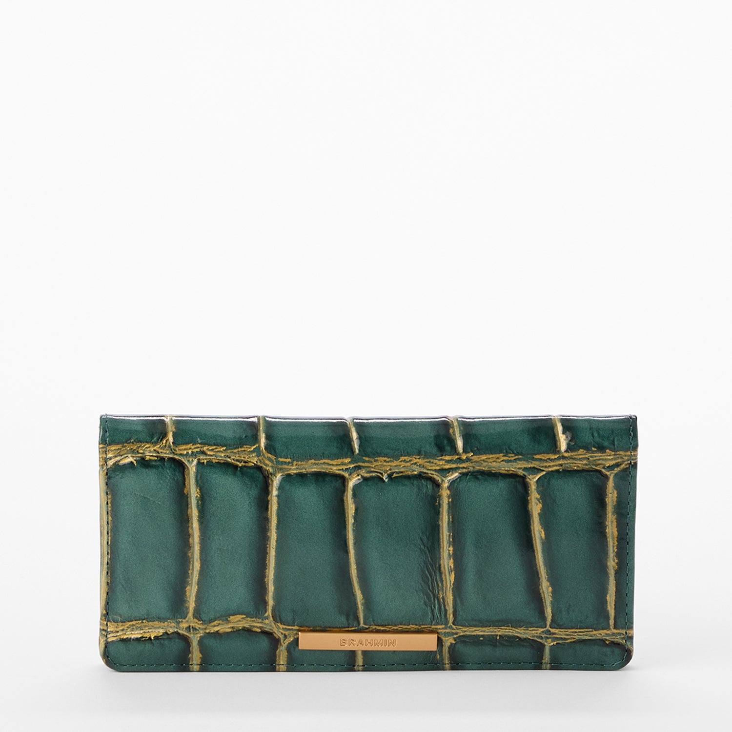 Ady Leather Wallet | Mystic Green Nerina | BRAHMIN