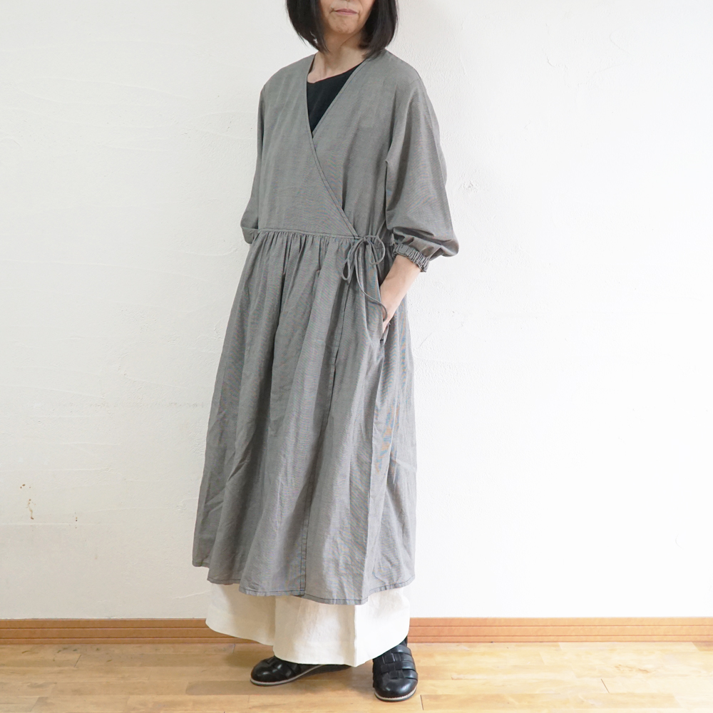 IS01EFP15442】 blue willow コットン細番手・タッセルリボン