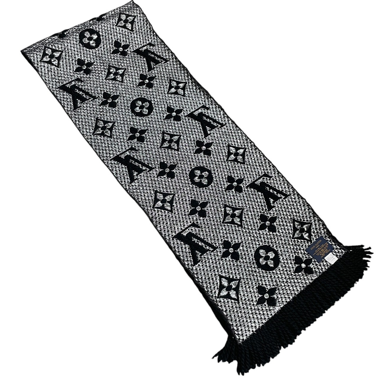 LOUIS VUITTON】ルイ・ヴィトン エシャルプ ロゴマニア シャイン