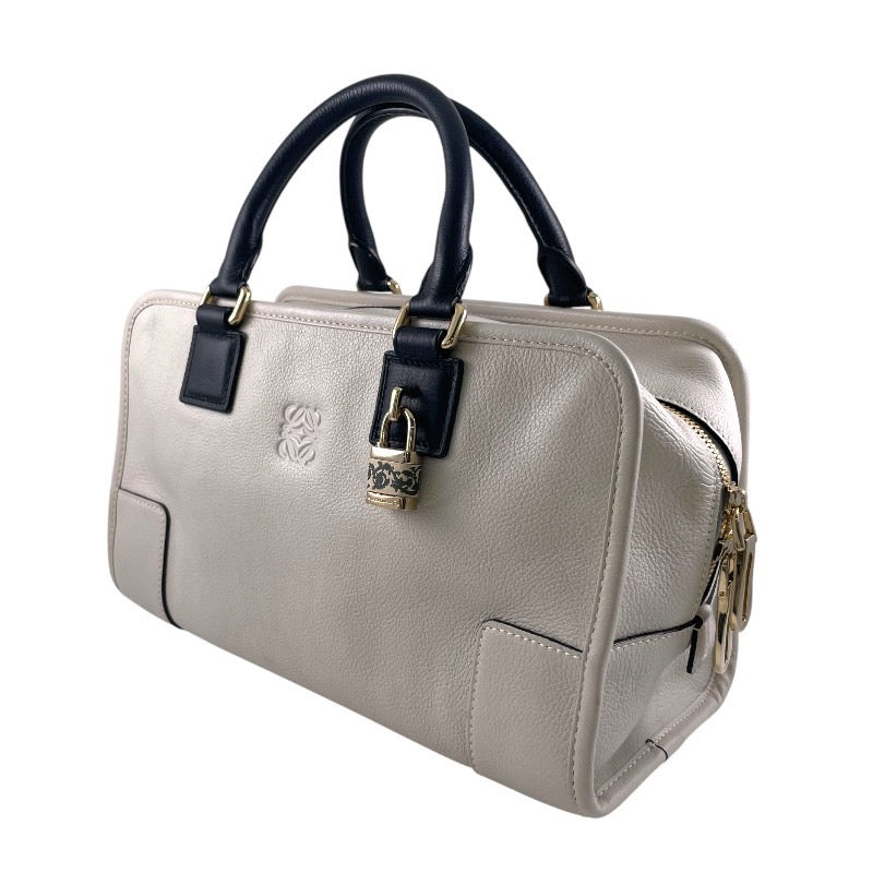 LOEWE】ロエベ アマソナ28 ハンドバッグ レザーレディース バイカラー