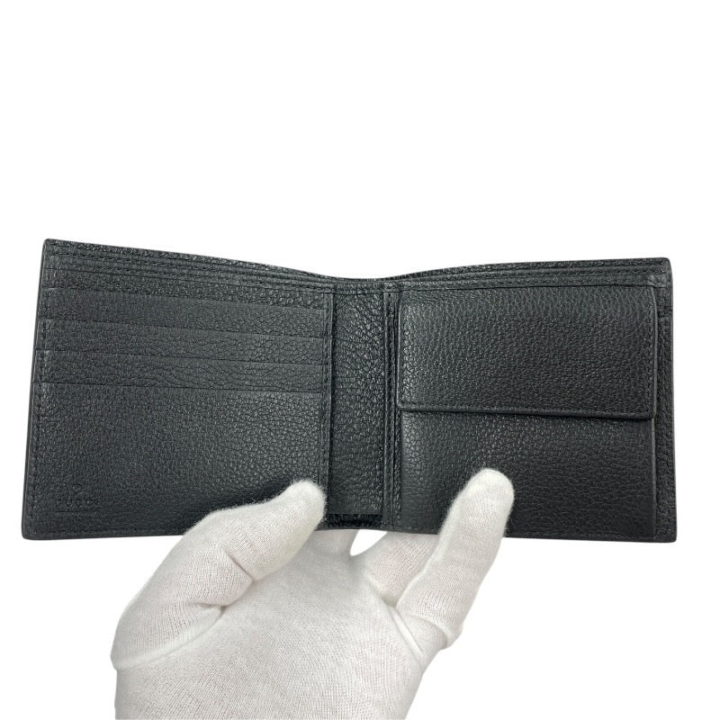 GUCCI】グッチ ヴィンテージロゴ 496316 二つ折り財布 レザー メンズ 2