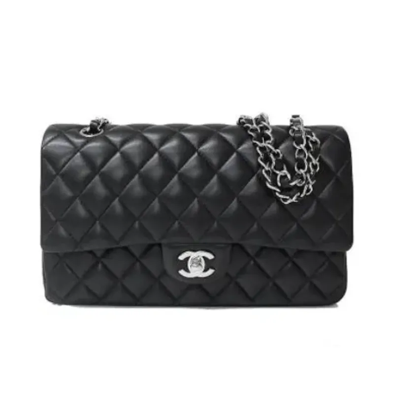 シャネル マトラッセ ラムスキン チェーンショルダーバッグ SV金具