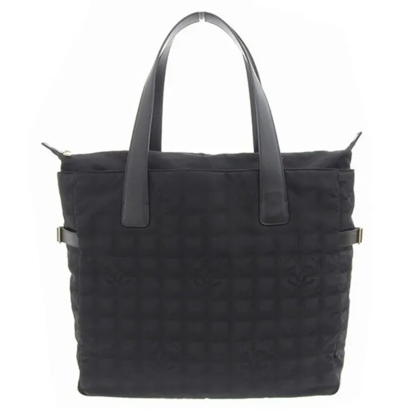 トートバッグ ニュートラベル GM ナイロン×レザー ブラック｜ブランド