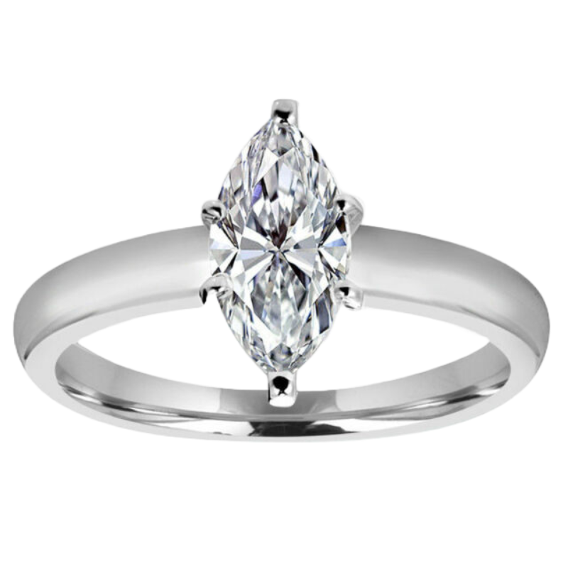 宝石 ダイヤモンド リング マーキスカット Pt900｜ブランド買取なら