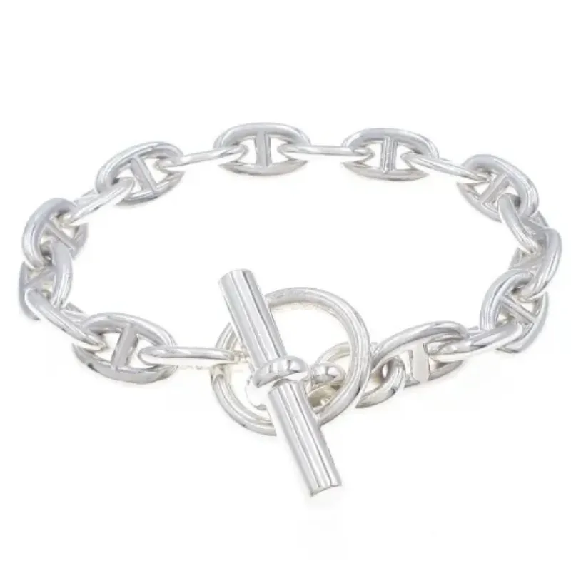 エルメス シェーヌダンクルMM ブレスレット シルバー｜ブランド買取