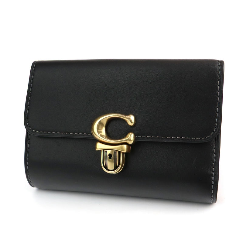 Brandol / COACH コーチ 二つ折り財布 レザー ミディアム ウォレット