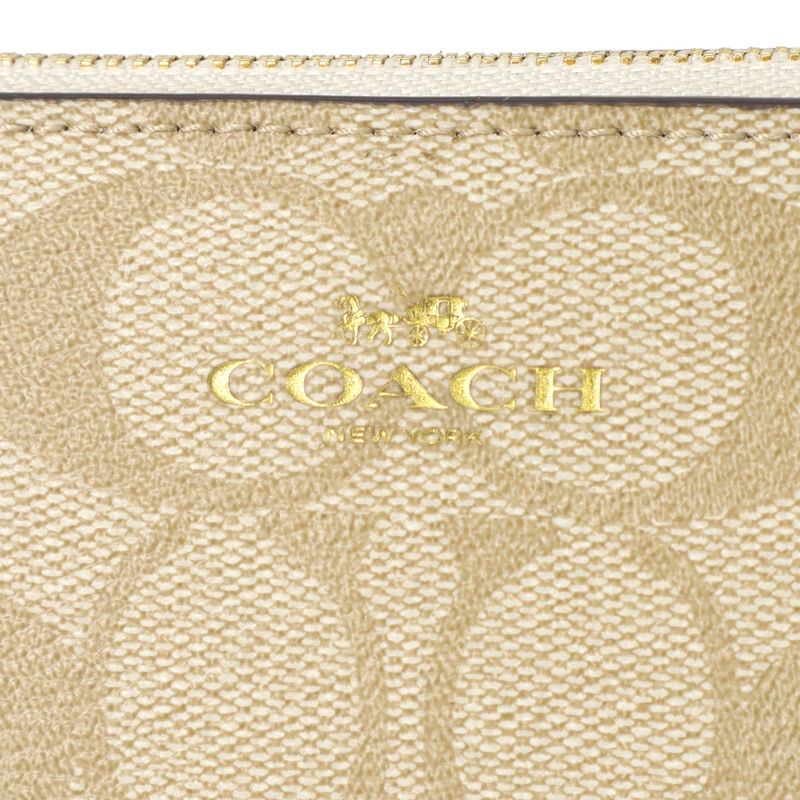 Brandol / COACH コーチ ポーチ シグネチャー コスメポーチ ライト