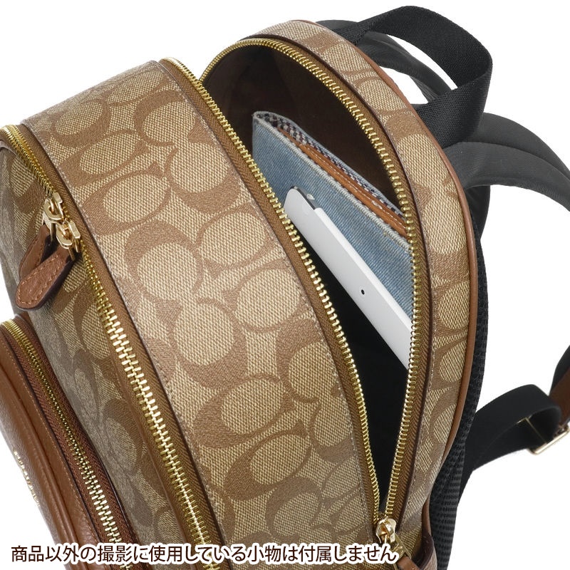 Brandol / COACH コーチ リュックサック シグネチャー コーティング