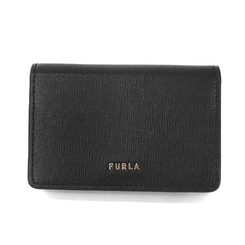 Brandol / FURLA フルラ 名刺入れ レザー カードケース ブラック