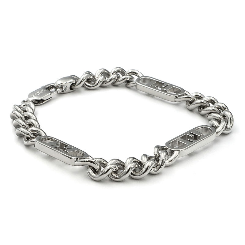 Brandol / FENDI フェンディ ブレスレット FF チェーンブレス Sサイズ