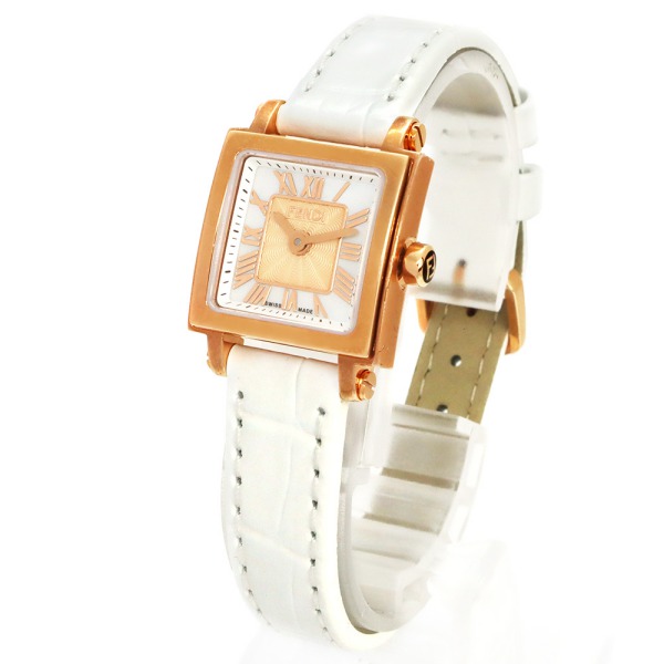 Brandol / FENDI フェンディ レディース腕時計 クワドロ ミニ スクエア