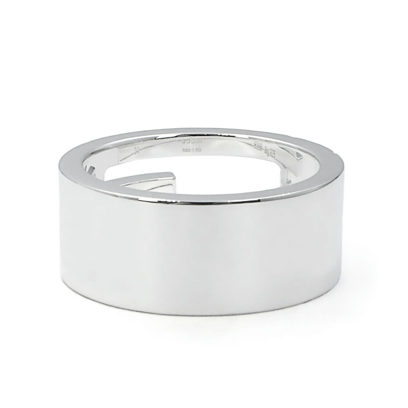 Brandol / GUCCI グッチ リング ブランデッド Gリング シルバー 7号