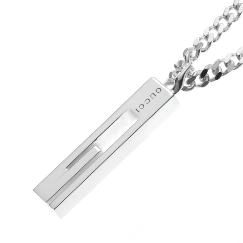 Brandol / GUCCI グッチ ネックレス スモールGモチーフ Gバー プレート