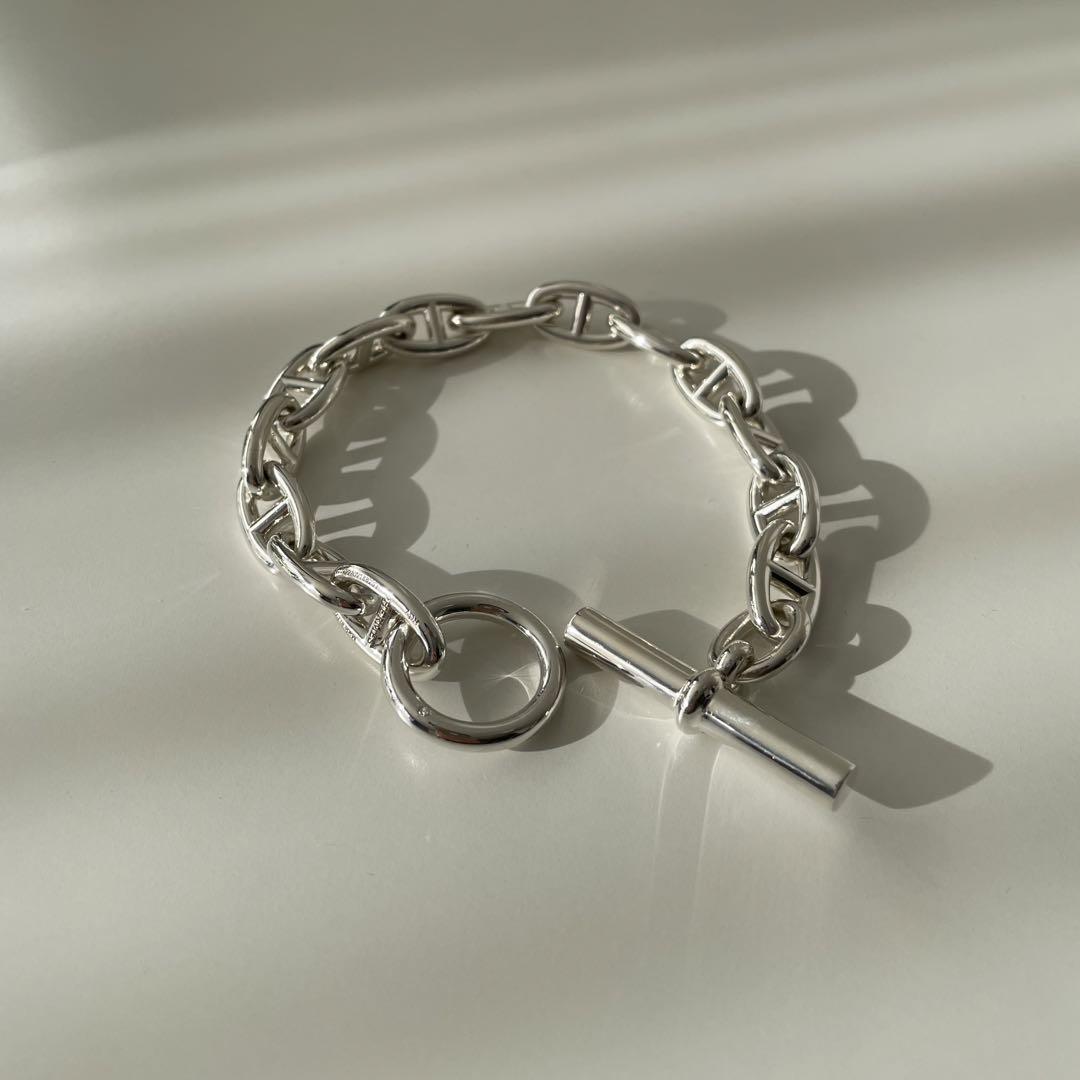 エルメス シェーヌダンクル GM 14コマ 【鑑定書付】 HERMES