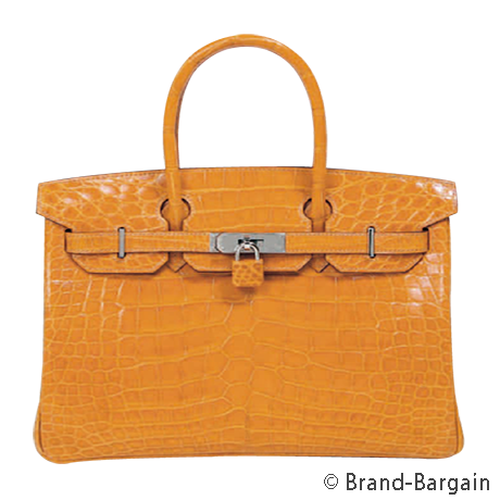 HERMES(エルメス)/バーキン25/クロコ・ポロサス×オレンジの買取