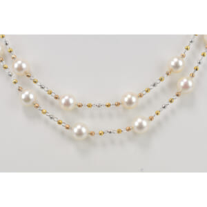 タサキ パール ネックレス Sv925 7mm ピアス K14WG セット 買取実績