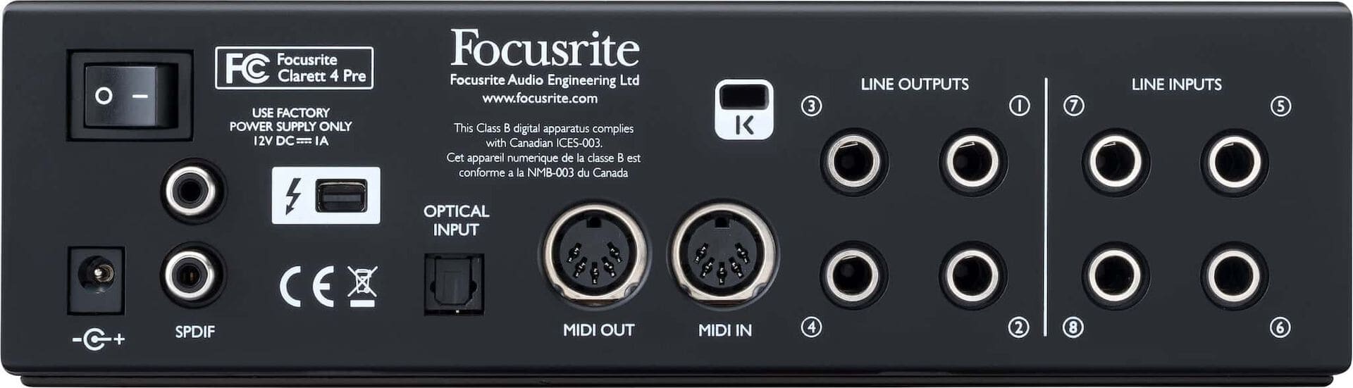 Focusrite Clarett 4Pre USB Audio Interface Review