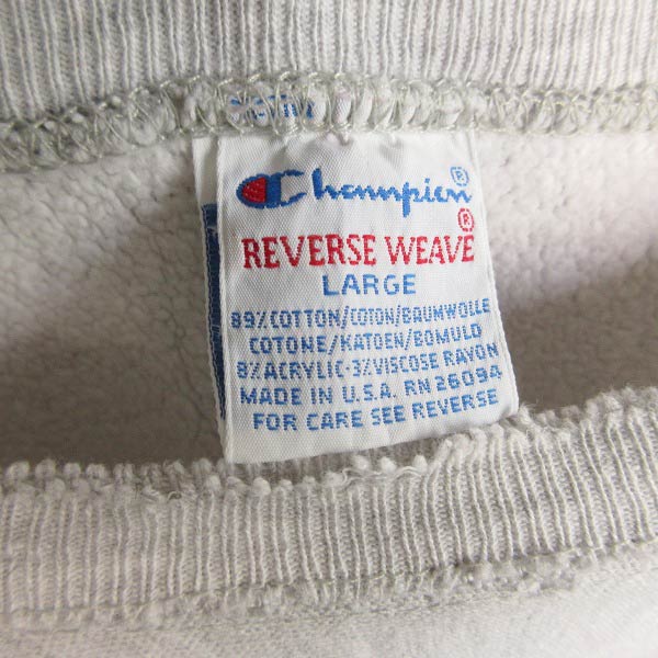 90's/刺繍タグ/USA製/Champion/チャンピオン/3段/デカプリント