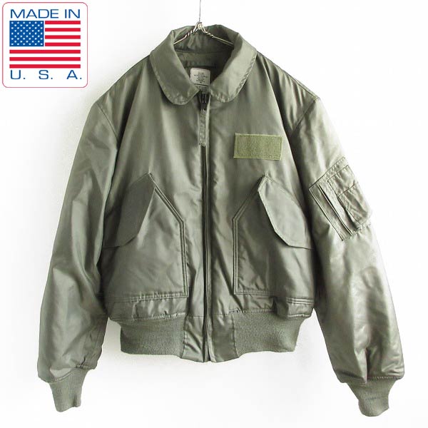 90's USA製 実物 米軍 CWU-45/Pフライトジャケット L MIL-J-83388E