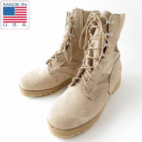 美品/USA製/実物/米軍/ALTAMA/デザートブーツ/TAN【幅広25～25.5cm