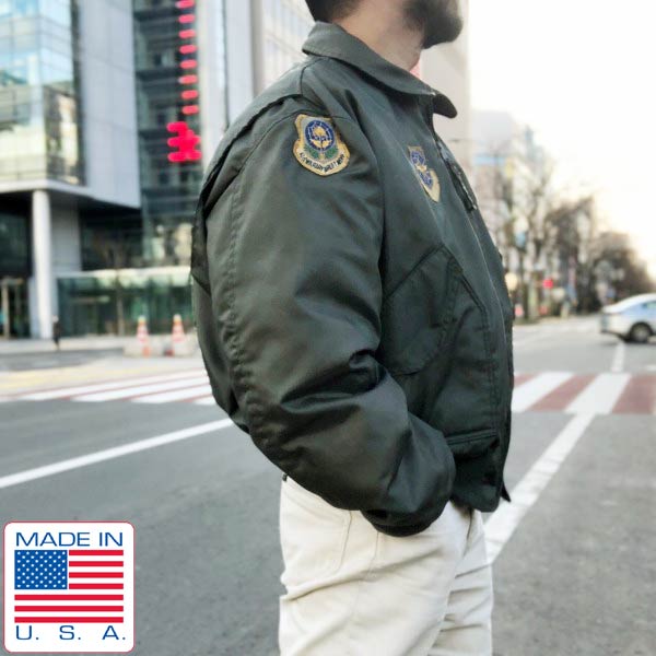 希少 最初期 70s USA製 実物 米軍 CWU-45/P スペシャル ワッペン付き