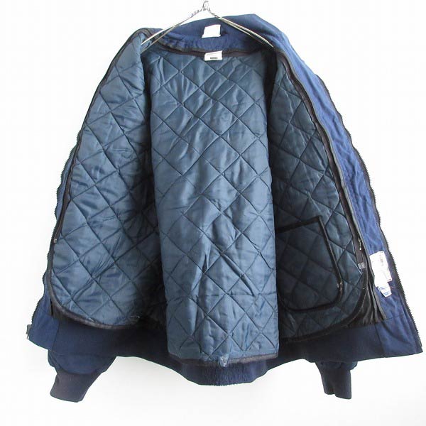 USA製 USPS アメリカ合衆国郵便公社 ボンバージャケット 紺系 L-XL程度