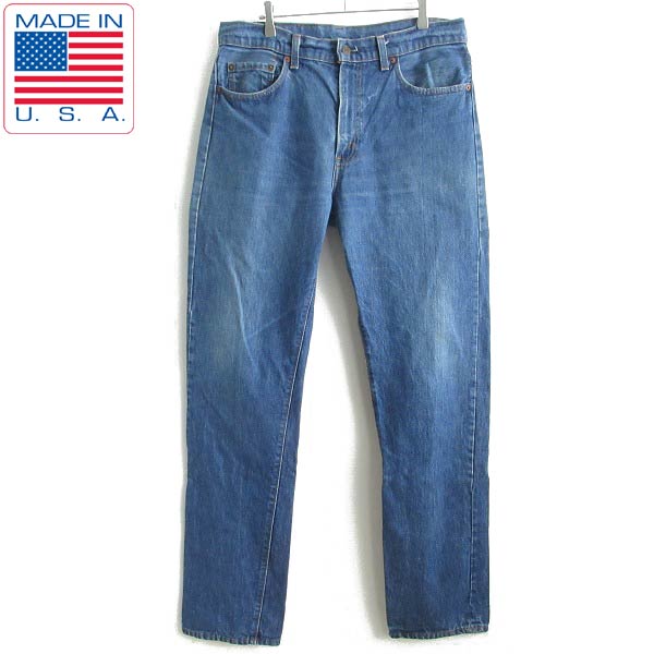 名品 80's USA製 リーバイス505 ハチマル ジーンズ 実寸W35 カンヌキ
