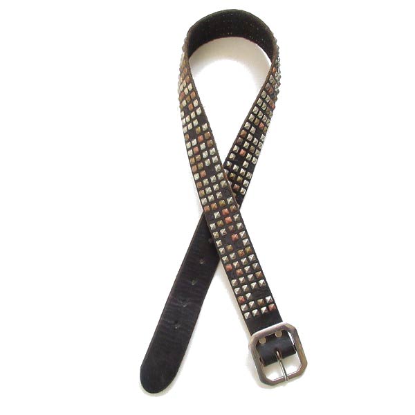 USA製 JEFF GALLEA ジェフ ガリア スタッズベルト 黒 表記S/W29～33