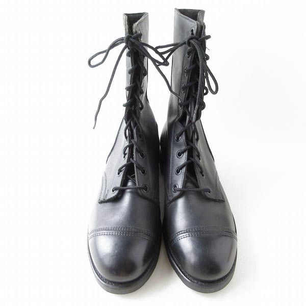 新品 80s USA製 実物 米軍 スチールトゥ コンバットブーツ 黒 10.5W