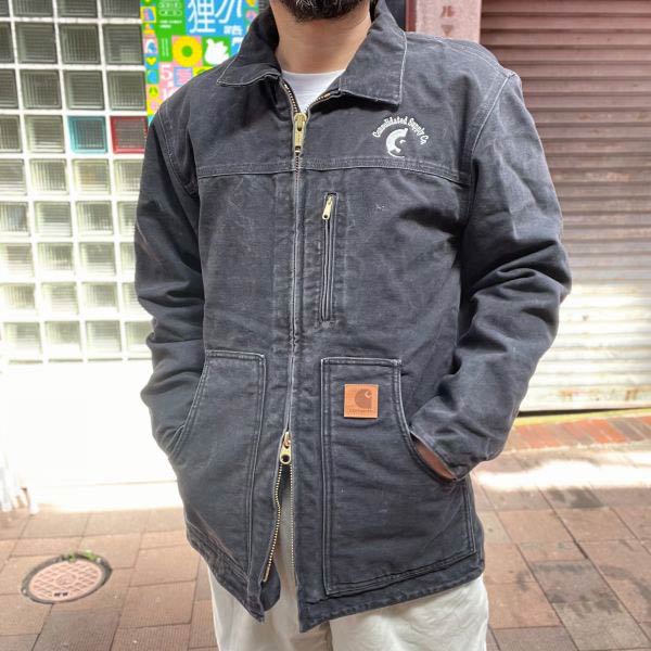 Carhartt カーハート 企業物 C61 サンドストーン リッジコート 黒 S