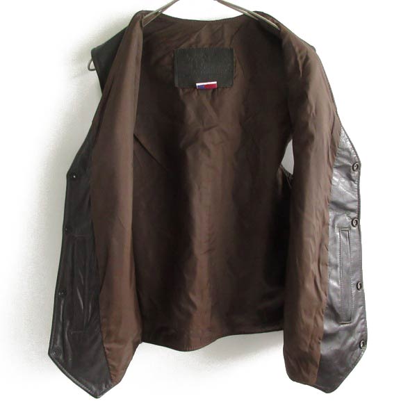 90s USA製 オーチャード BRANDED GARMENTS レザー ベスト | メンズXL